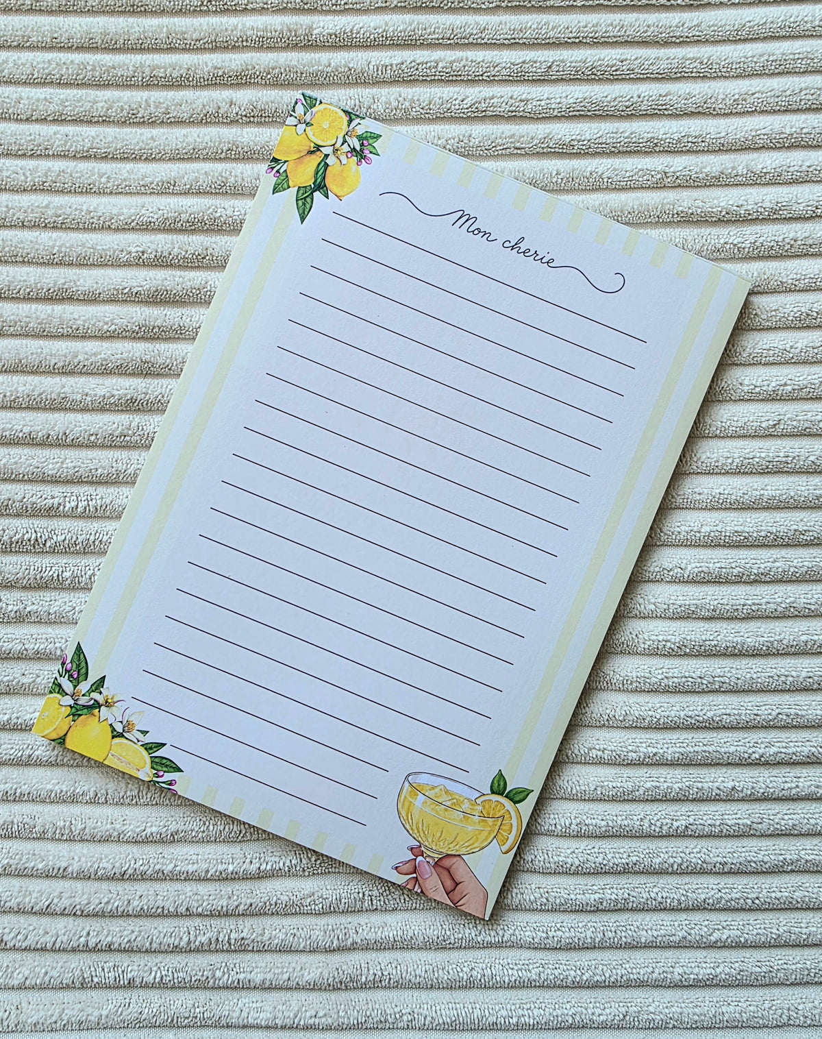 Notepad lemoncello
