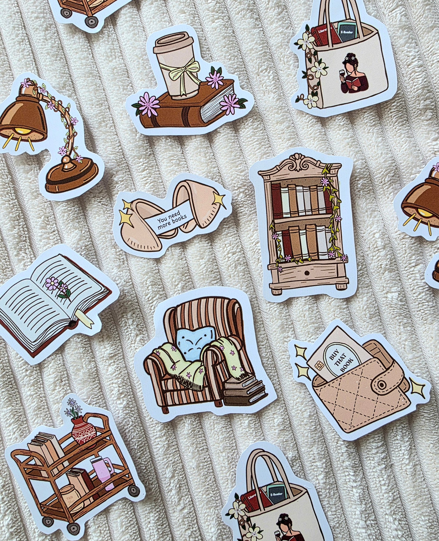 Sticker pack the bookish house
