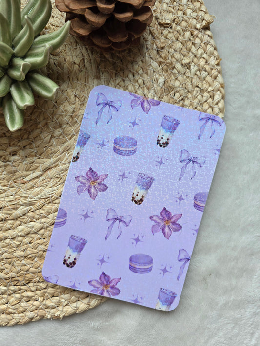 E-reader insert purple